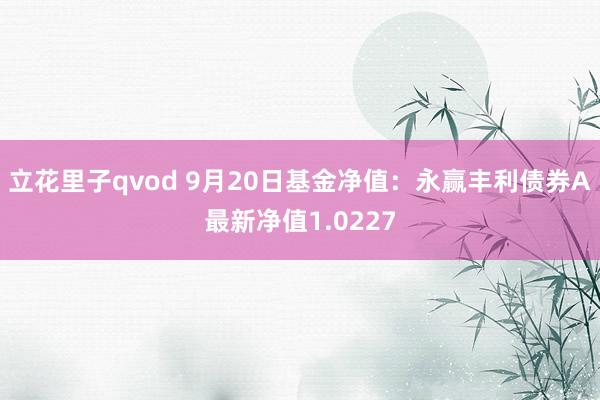 立花里子qvod 9月20日基金净值：永赢丰利债券A最新净值1.0227