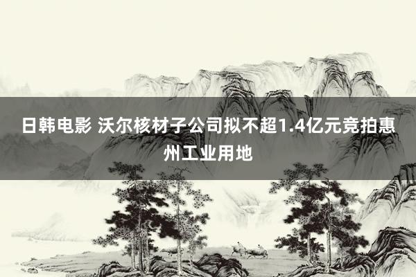 日韩电影 沃尔核材子公司拟不超1.4亿元竞拍惠州工业用地