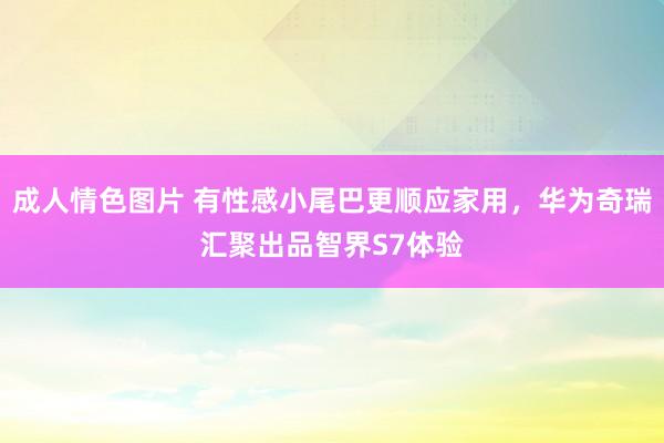 成人情色图片 有性感小尾巴更顺应家用，华为奇瑞汇聚出品智界S7体验